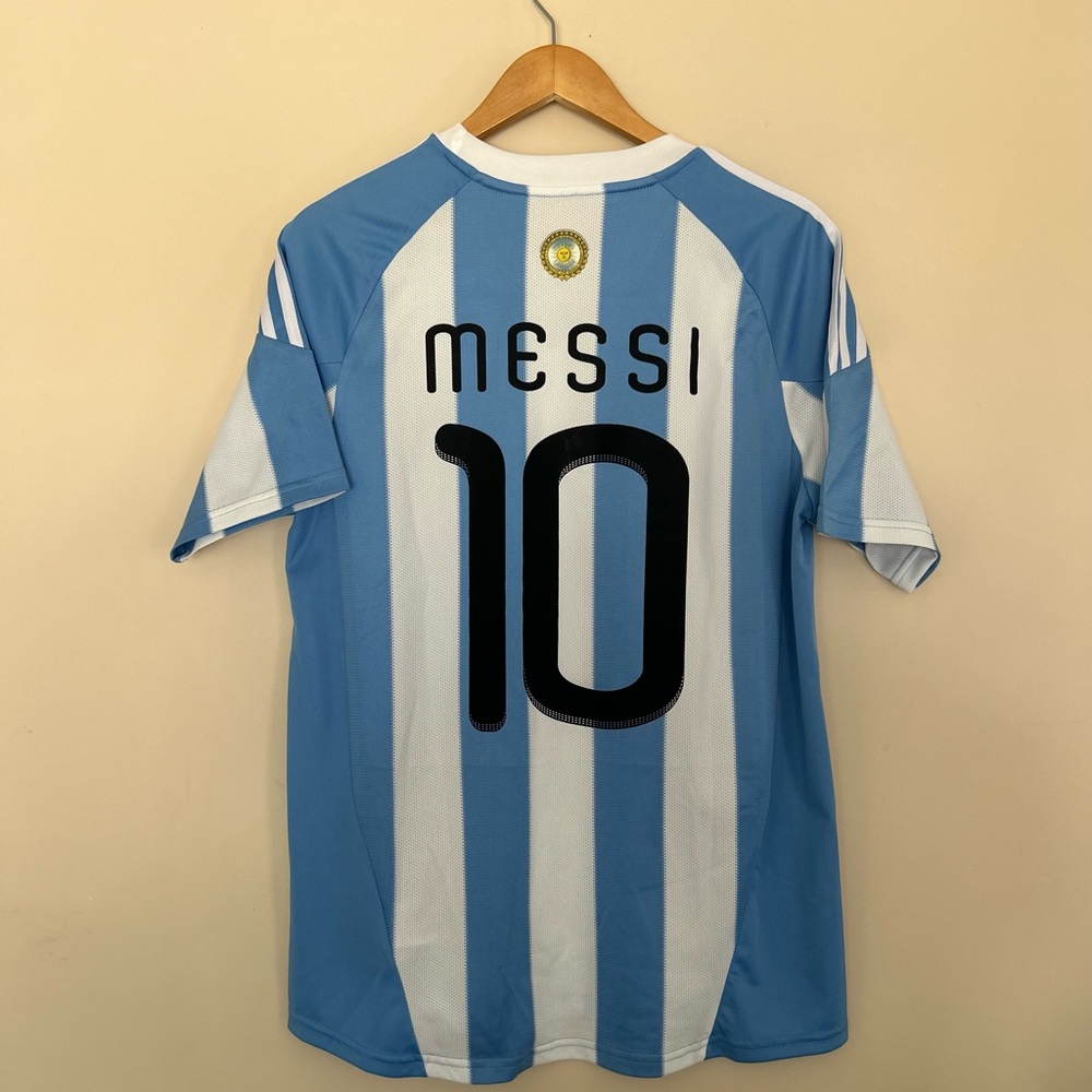 Argentina National Team Home Jersey 10/11 By Adidas *MESSI*